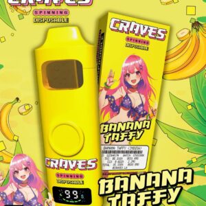 Craves Disposable Vape | Banana Taffy
