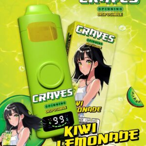 Craves Spinning 2G Dipsosable | Kiwi Lemonade